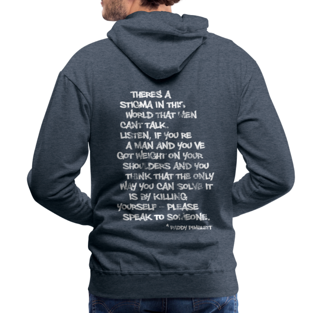 Men’s Premium Hoodie STIGMA - heather denim