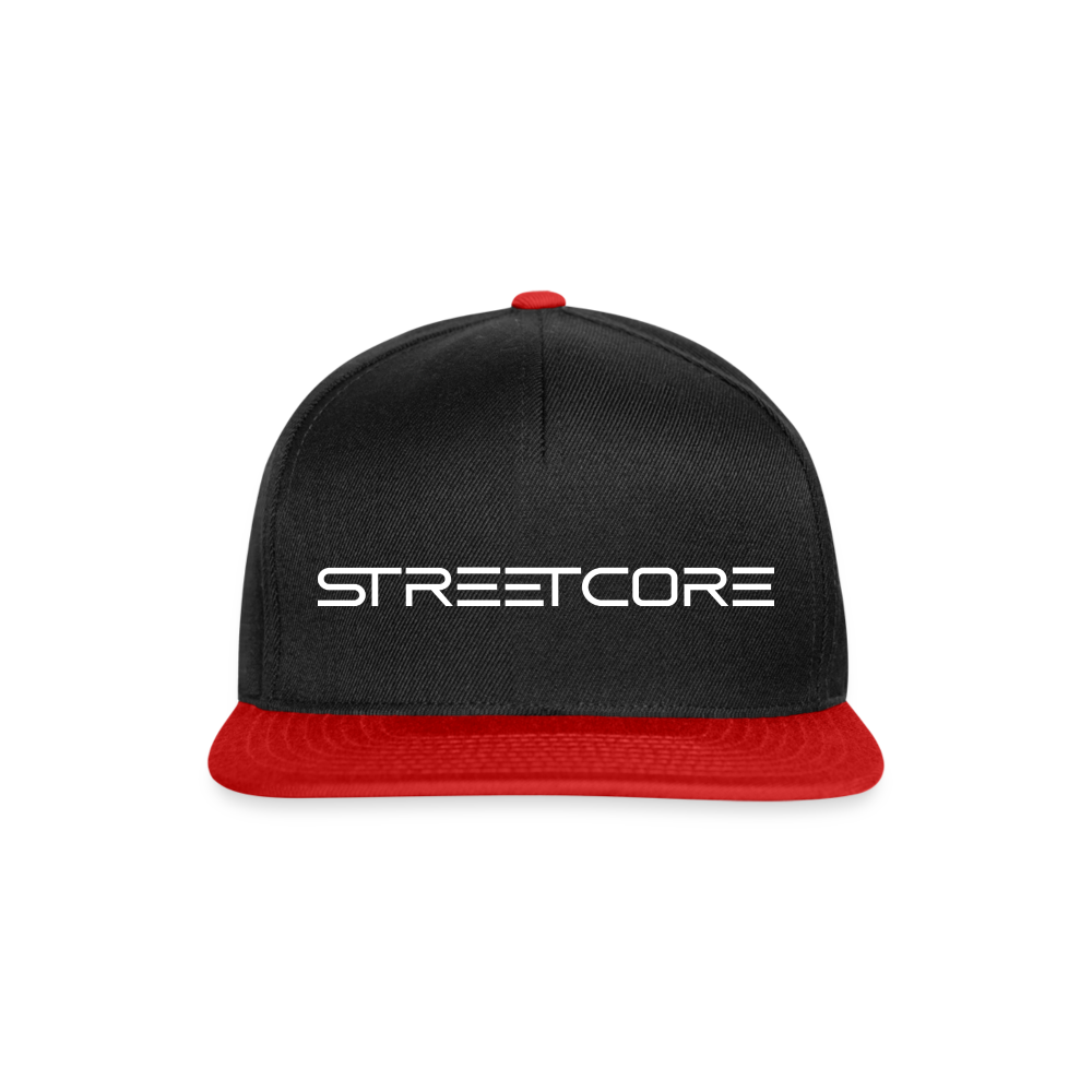 Snapback Cap STREETCORE - black/red